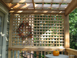 Pergola and Privacy Screen in Cedar